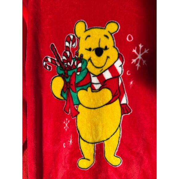 Disney's Winnie the Pool Christmas Sweatshirt Chenille Flleece - Picture 5 of 6